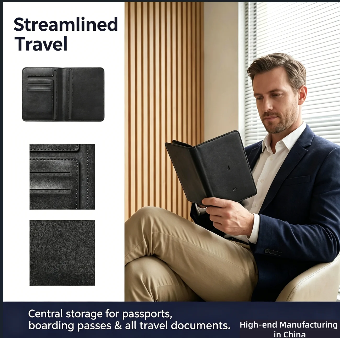 Travel Accessories Apple - Smart Passport Wallet Passport Holder Cover