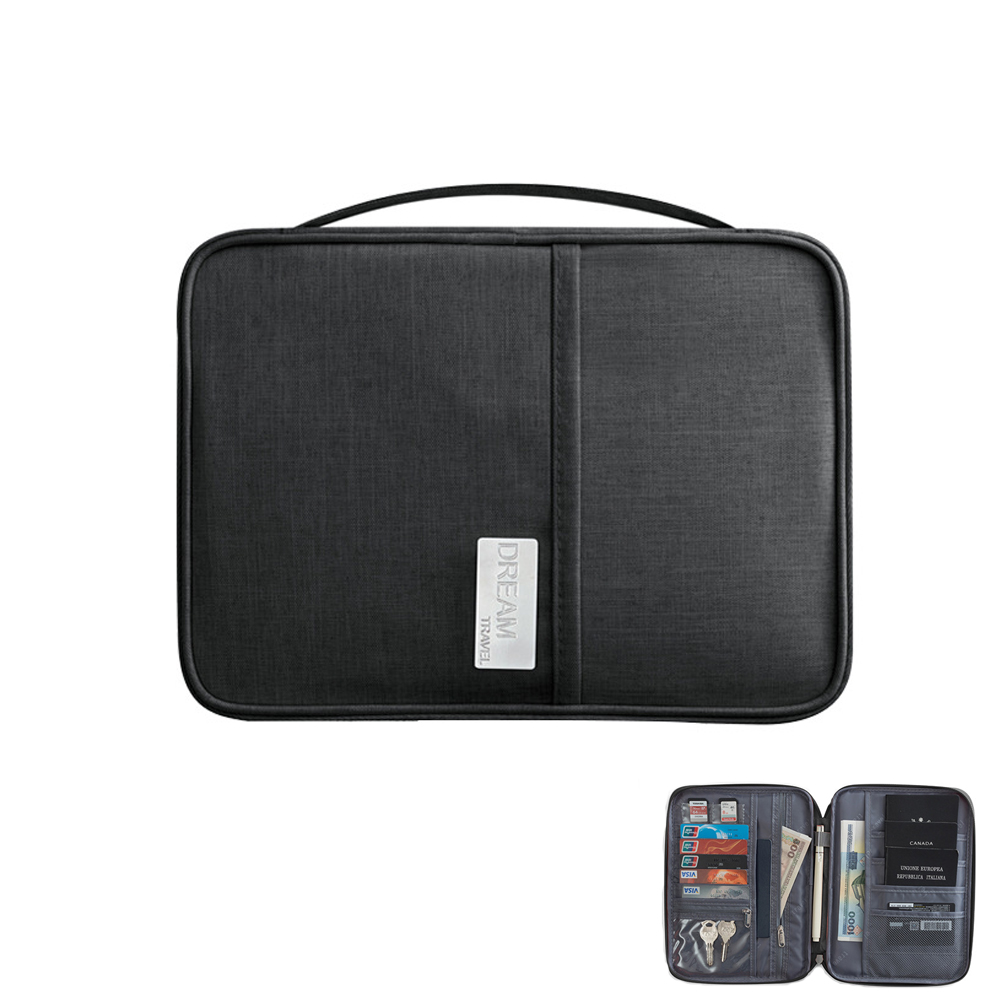 Travel Accessories In Bulk - Travel Wallet Family Passport Holder Multi-Pockets