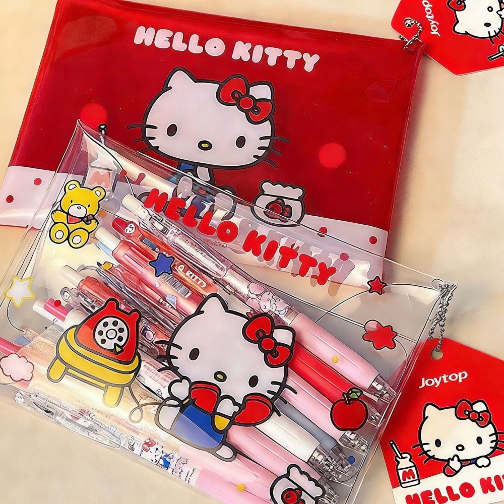 Travel Accessories In Bulk - Genuine Hello Kitty PVC Snap Pouch
