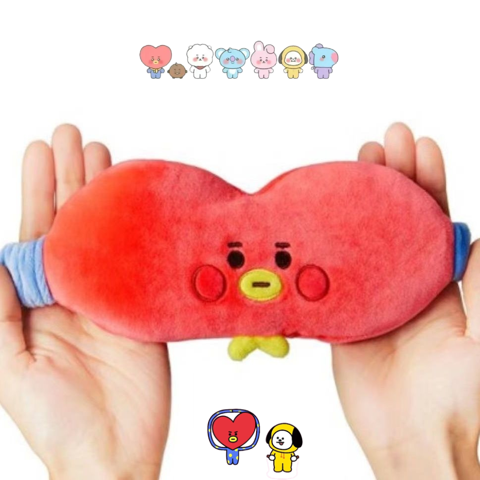 Travel Accessories To Gift - BT21 cartoon cute plush doll eye