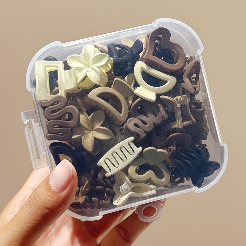 Travel Accessories To Gift - 5/10/20/30pcs Beige Mixed Pack Small Clips,