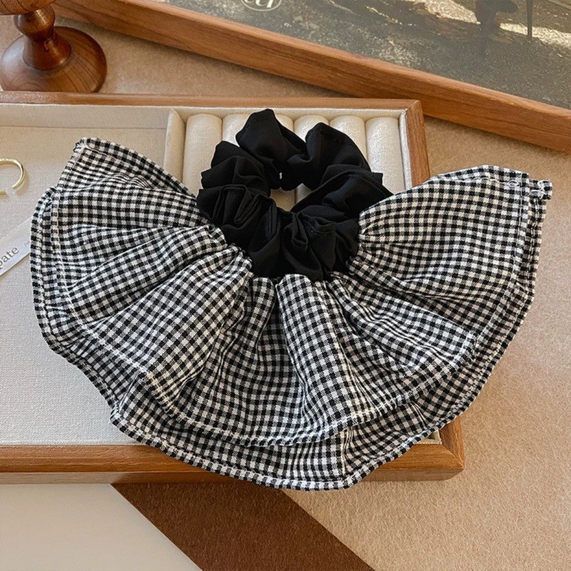 Extra Large Plaid Hair Ties El - Travel Accessories Aesthetic recension och pris