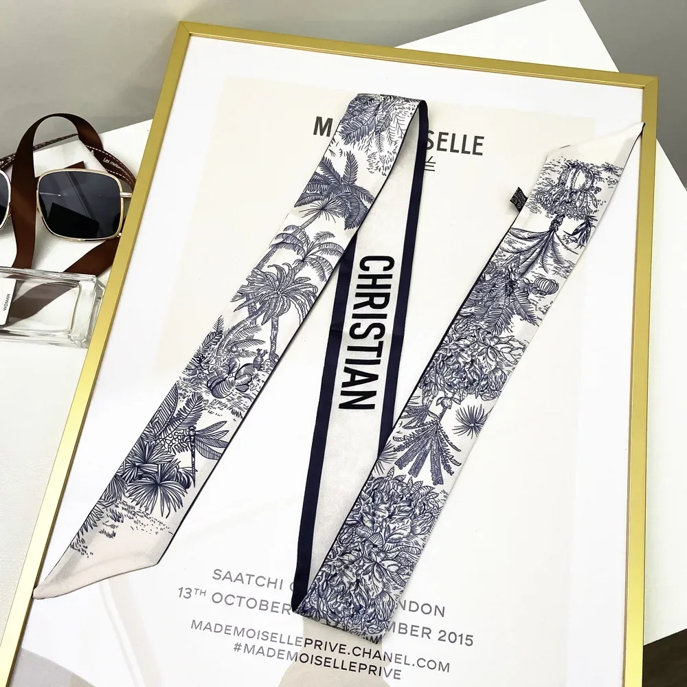 Extended Ribbon Scarf, Silk Ha - Travel Accessories Aesthetic recension och pris