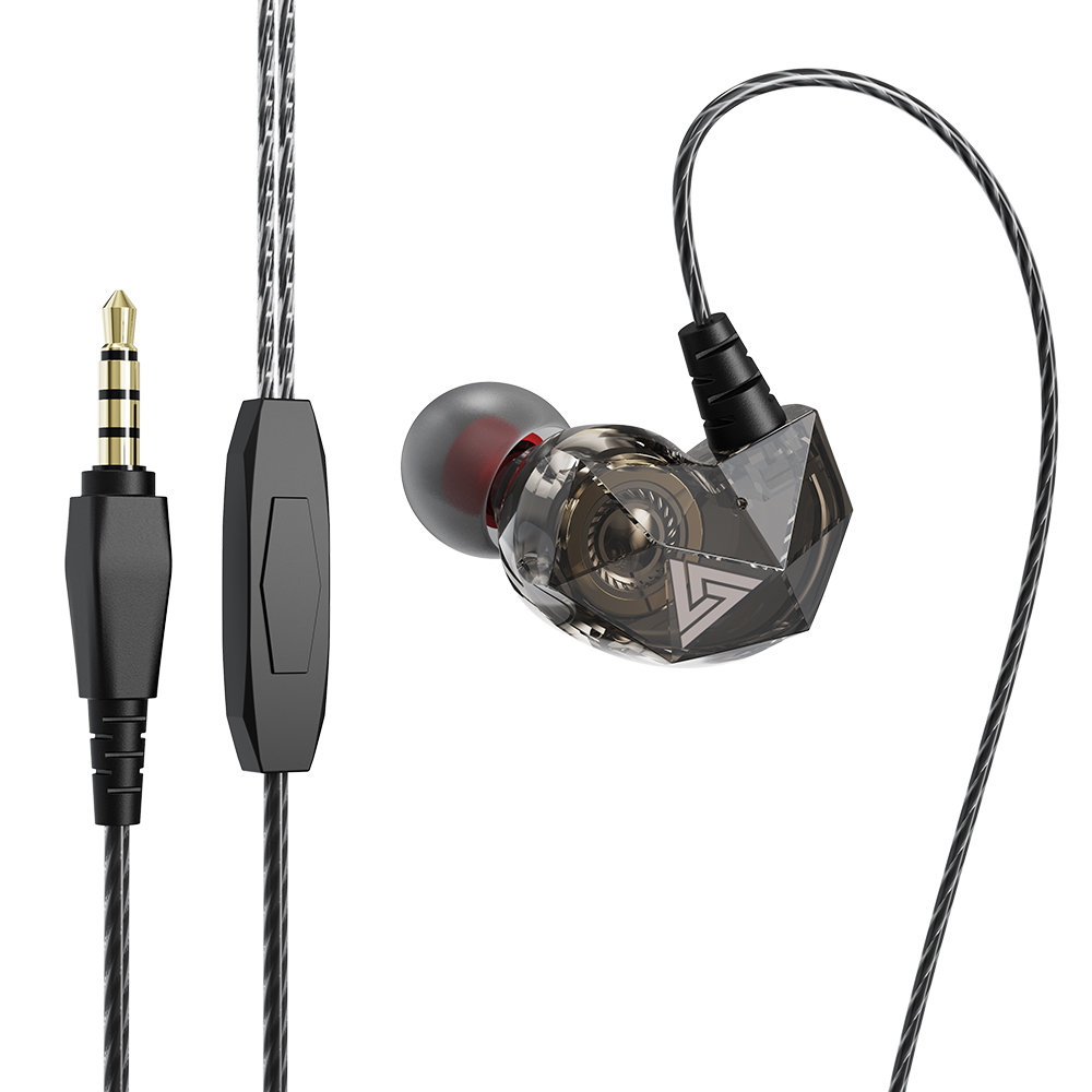 QKZ AK2 Black Wired Earphones  - Earplug Set Foam recension och pris