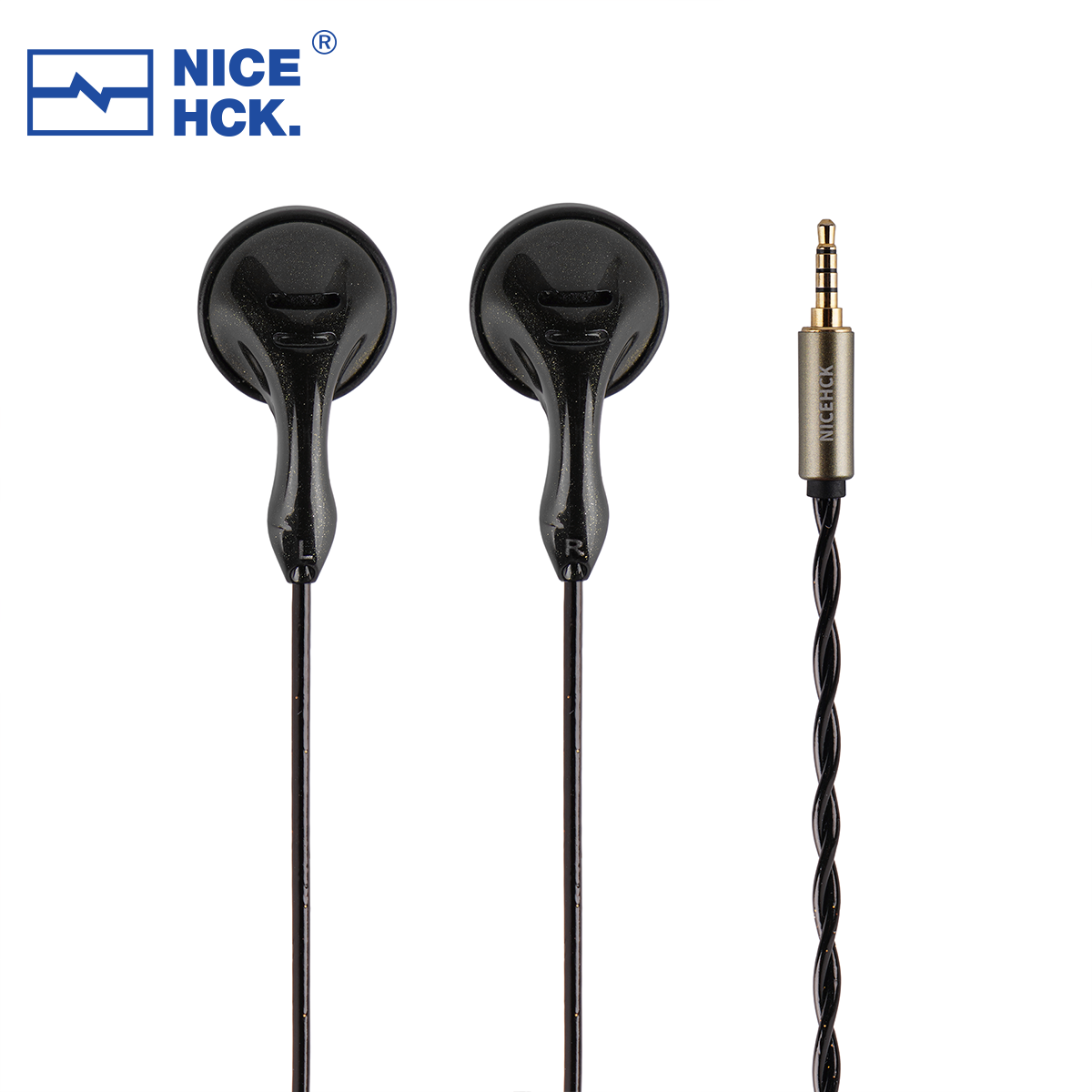 NICEHCK B80 Flat-head Earphone - Earplug Set Foam recension och pris