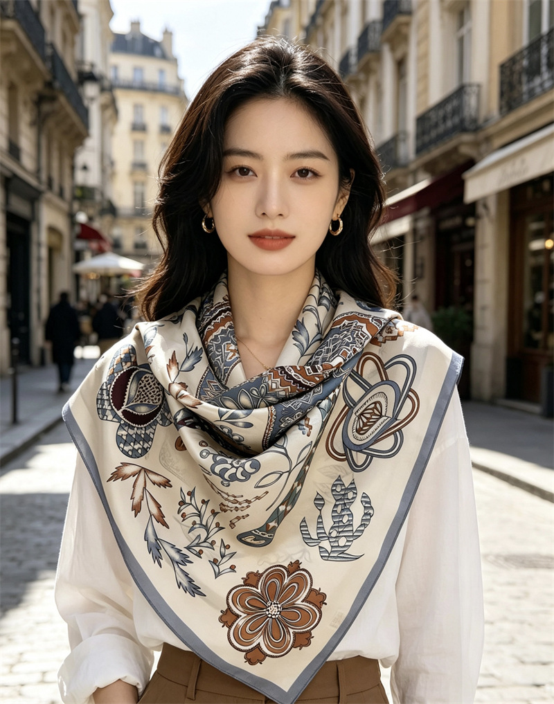 Horse Print Women 90CM Bandana - Travel Accessories To Gift recension och pris