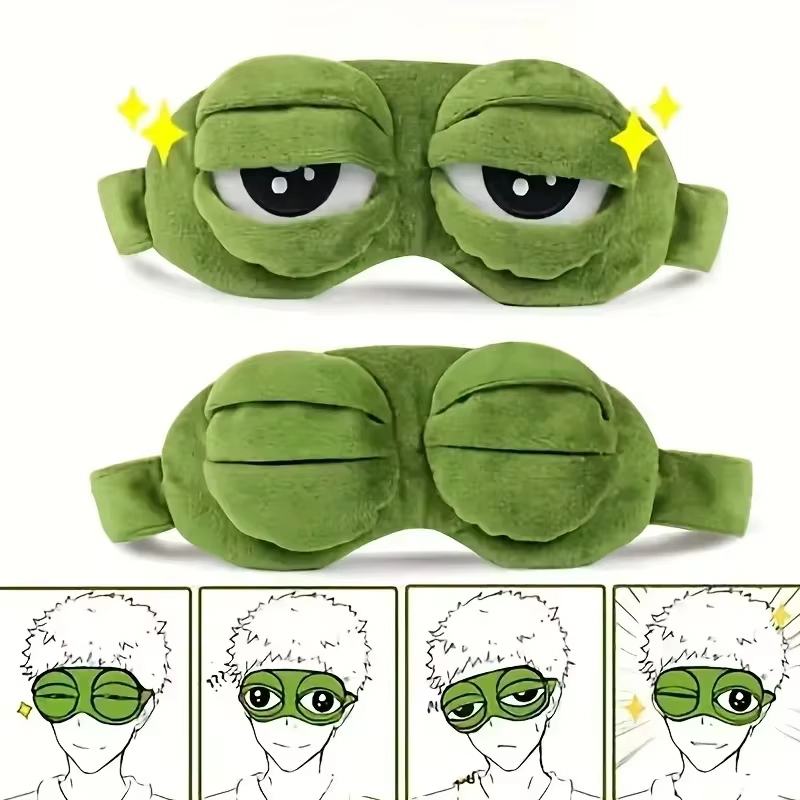 Frog Shaped Eye Mask Party Gam - Travel Accessories Aesthetic recension och pris