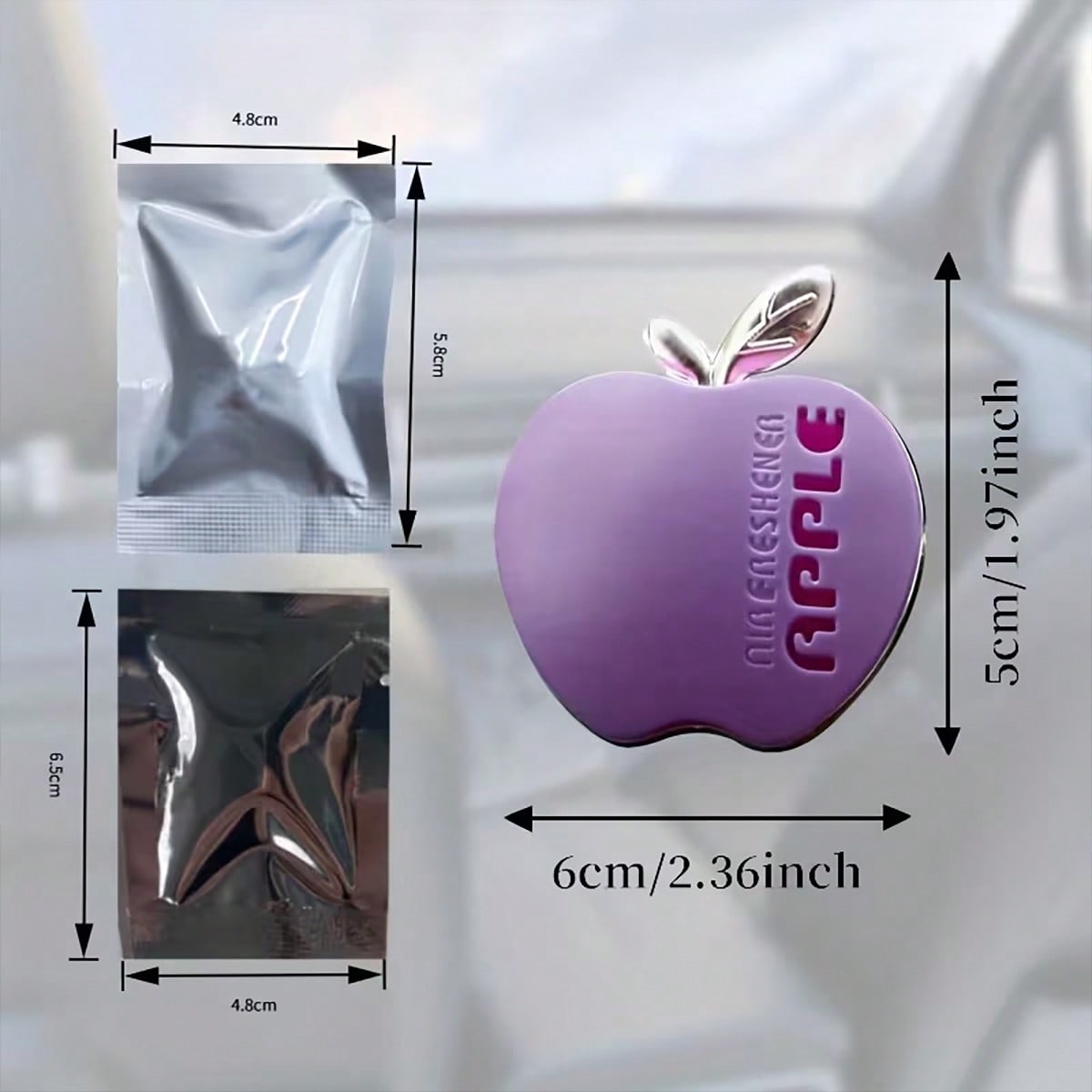 5 Fragrance Pieces + 1 Apple-S - Travel Accessories Apple recension och pris