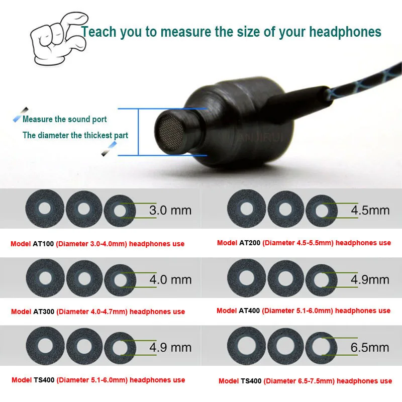 10Pairs Memory Foam Eartips TS - Earplug Set Foam recension och pris