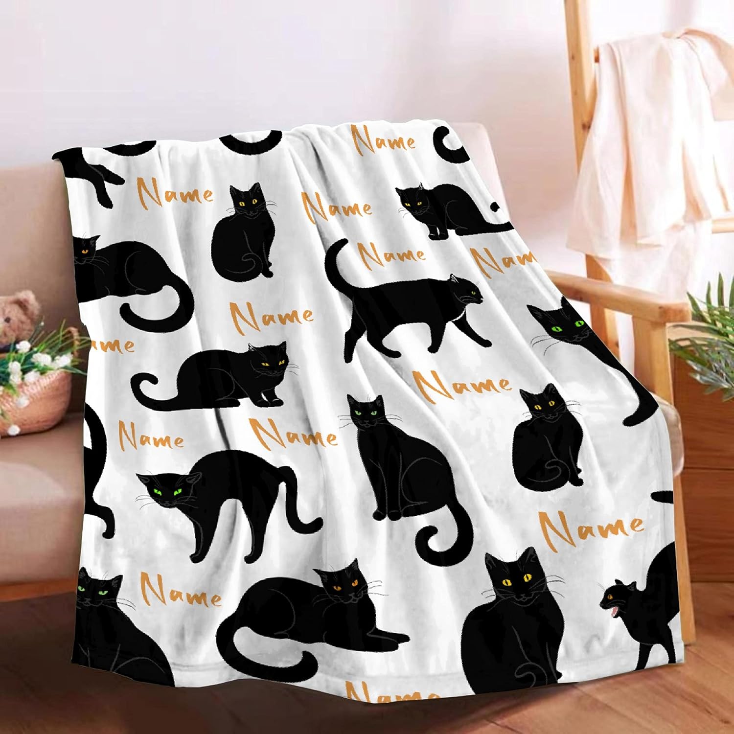 Cute Cat Print Throw Blanket P - Travel Accessories Ideas recension och pris