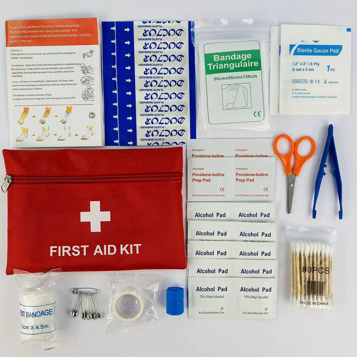 14pcs First Aid Kit Trauma Kit - Travel Accessories Kit recension och pris