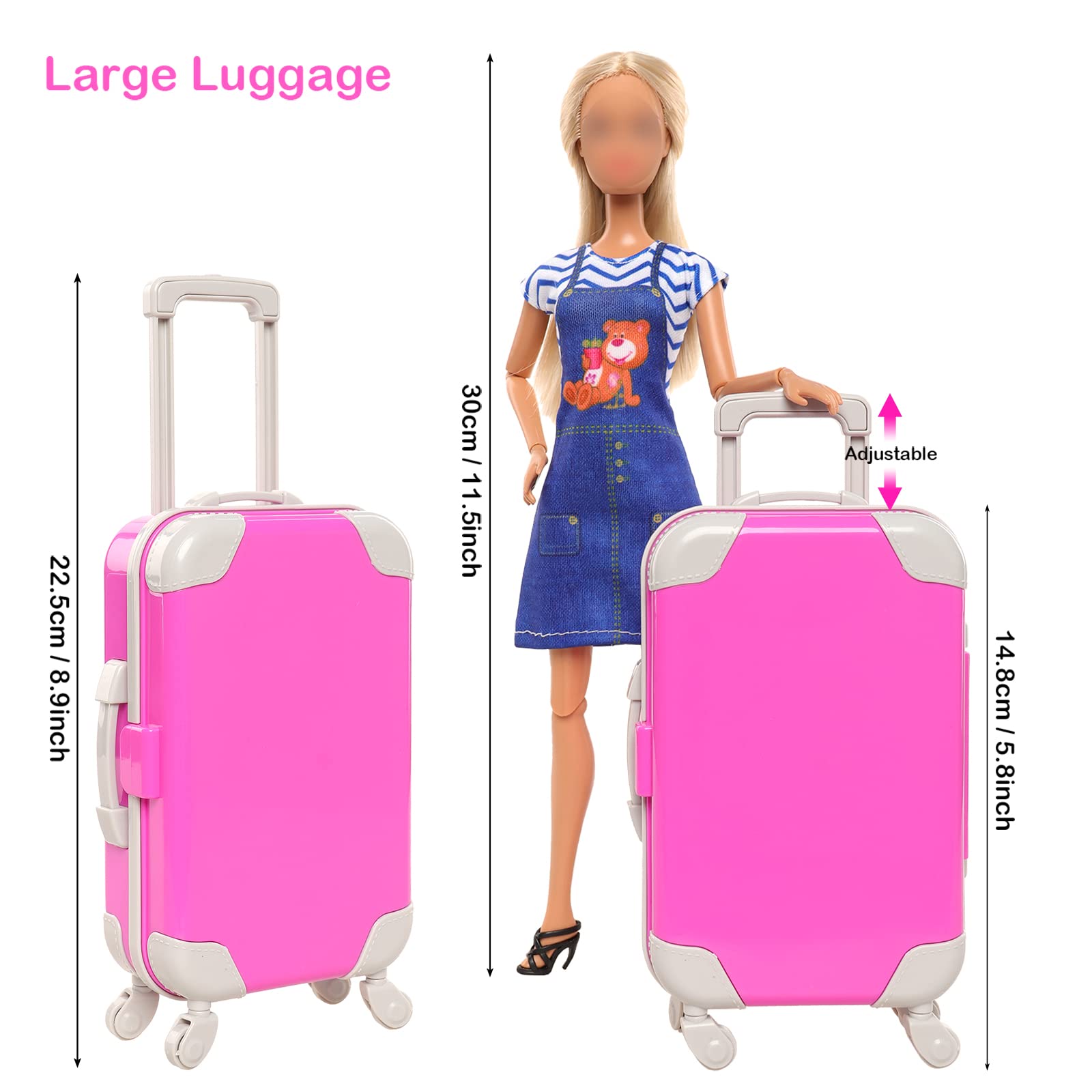 BARWA 30 Pcs 11.5 lnch Travel  - Travel Accessories With Kids recension och pris