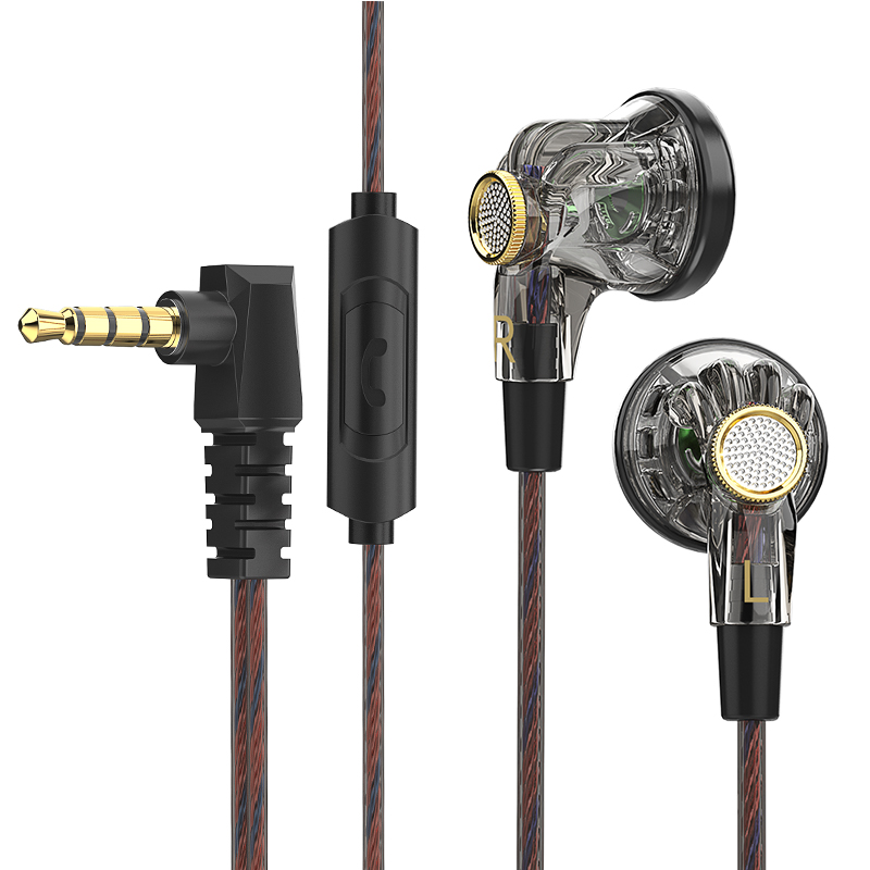 QKZ MDR Wired Earphones With M - Earplug Set Foam recension och pris