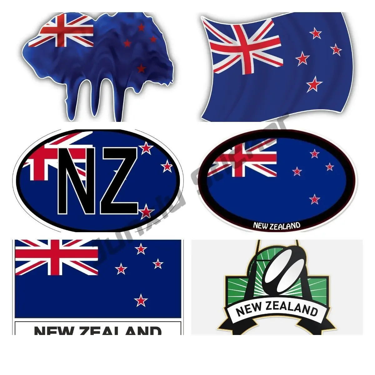 New Zealand Flag Vinyl Decal S - Travel Accessories New Zealand recension och pris