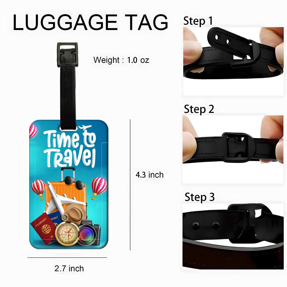 Travel Style Luggage Tag Men W - Travel Accessories To Gift recension och pris