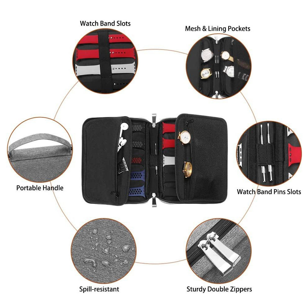 Watch Band Storage Bag Hold 20 - Travel Accessories Apple recension och pris
