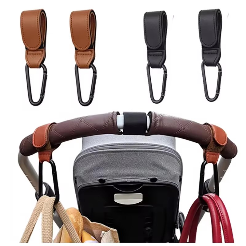 Baby Stroller Hook Fashion PU  - Travel Accessories For 1 Year Old recension och pris