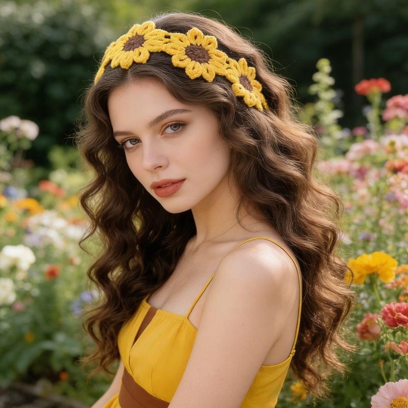 【IIOO】Knitted Flower Headband  - Travel Accessories Hawaii recension och pris