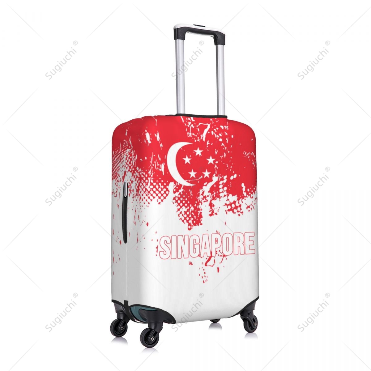 Singapore Flag Luggage Cover S - Travel Accessories Singapore recension och pris