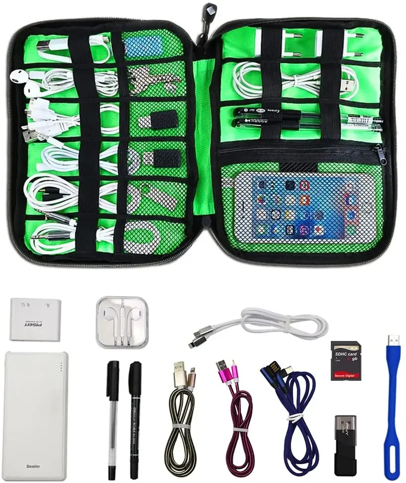 Cable Organizer Storage Bags S - Travel Accessories Kit recension och pris