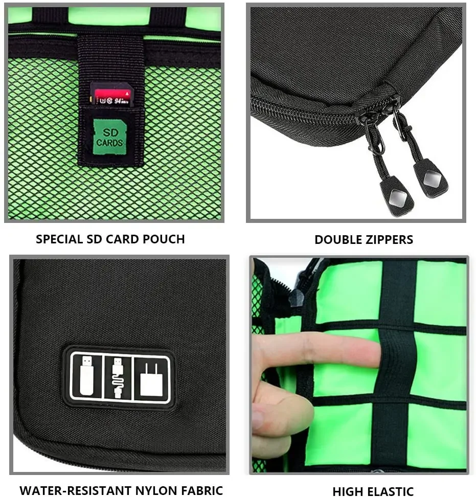 Cable Organizer Storage Bags S - Travel Accessories Kit recension och pris