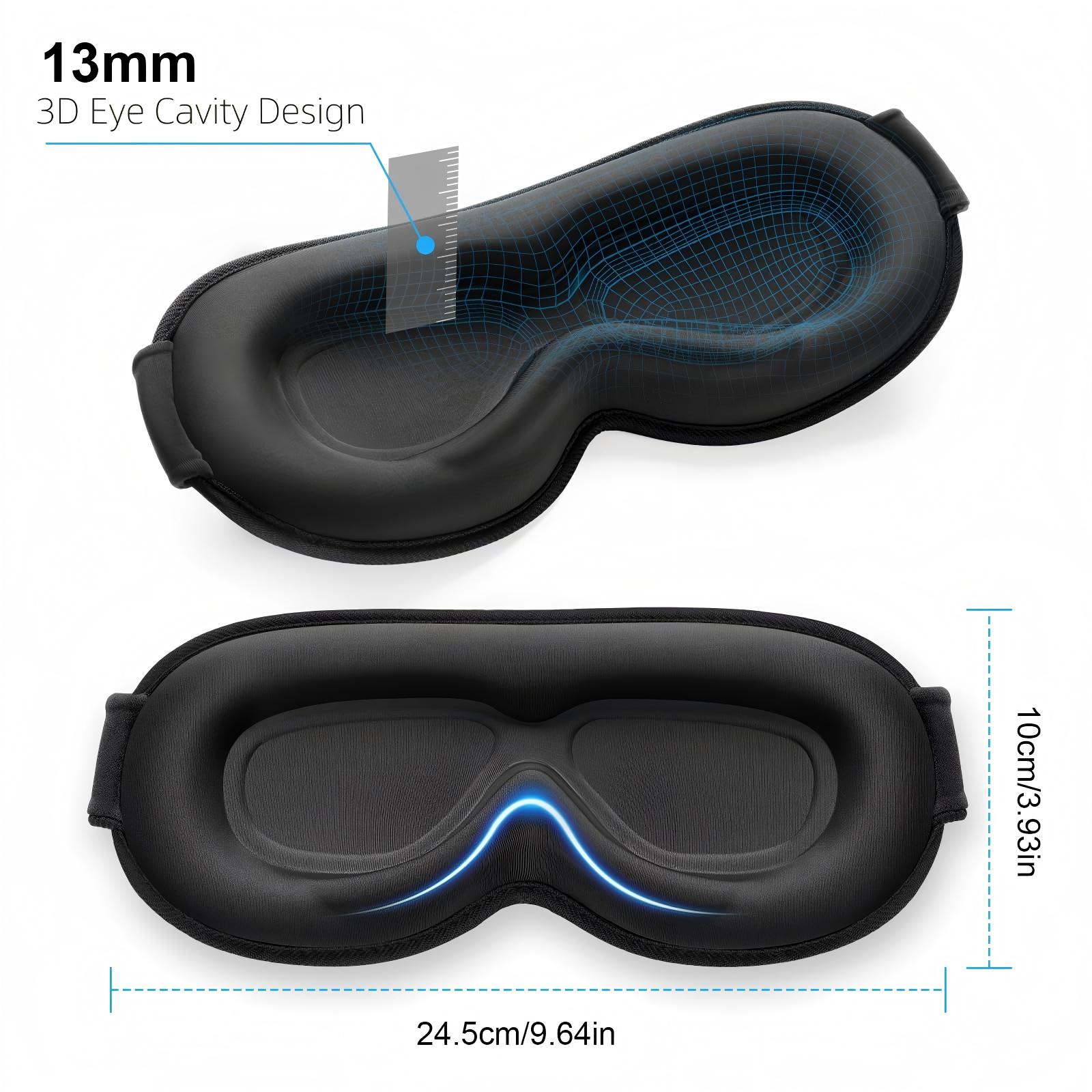 Sleep Combo Set - 3D Blackout  - Earplug Set Foam recension och pris