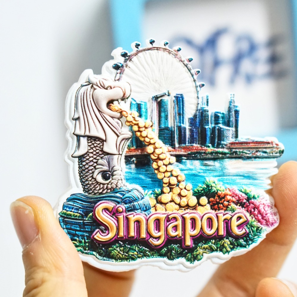1PC Singapore Fridge Magnets,  - Travel Accessories Singapore recension och pris